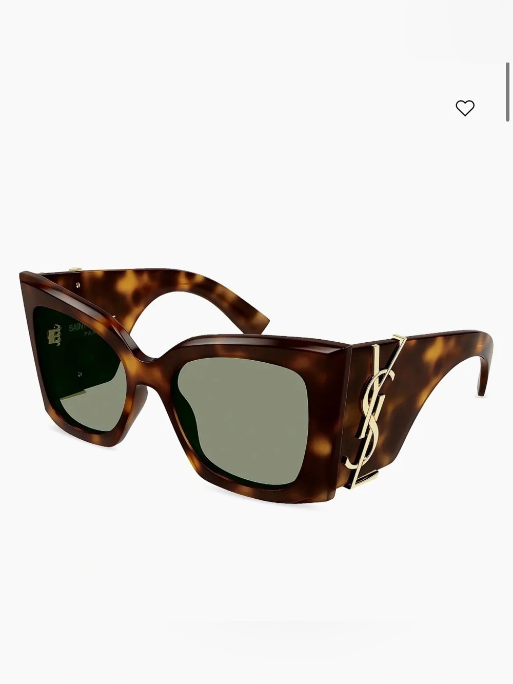 Saint Laurent sunglasses: SL M119 BLAZE - MEDIUM HAVANA AND LIGHT GOLD